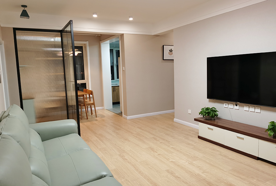 天津装修公司esball装饰客厅 (3)