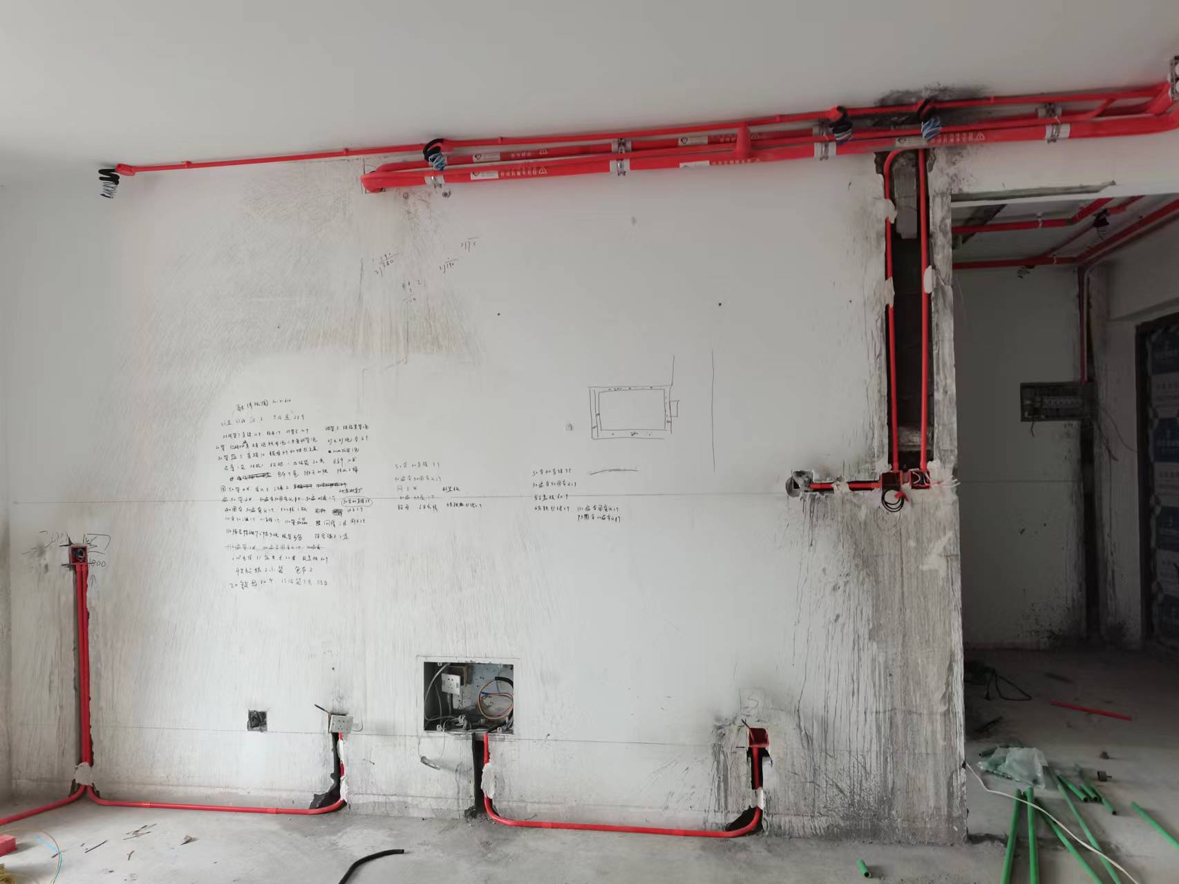 天津装修公司esball装饰施工工地