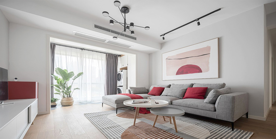 路劲太阳城138㎡现代简约风格装修