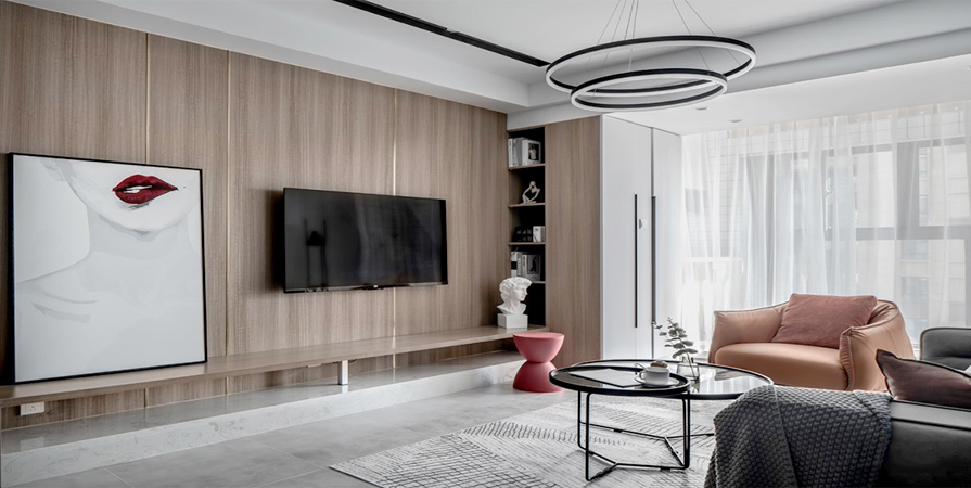 朝阳领御110㎡现代简约风格装修案例