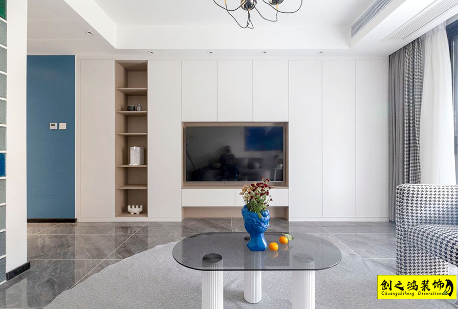 esball现代简约风格客厅 (2)