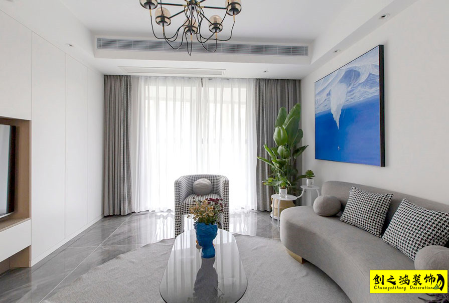 esball现代简约风格客厅 (4)