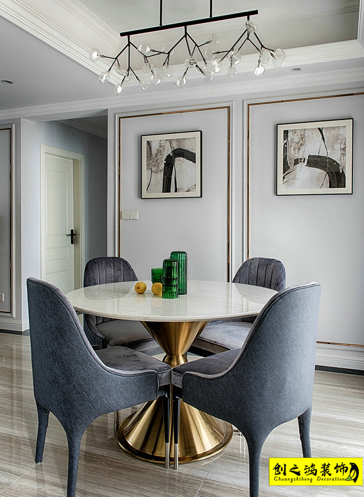 半包装修二手房装修天津装修公司esball餐厅 (2)