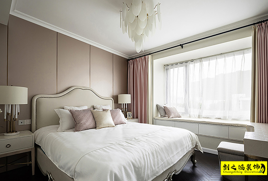 半包装修二手房装修天津装修公司esball卧室 (2)