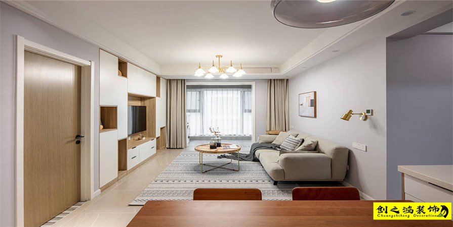 理想城133㎡北欧风格装修案例