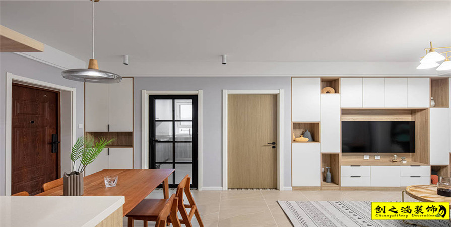 理想城133㎡北欧风格装修案例