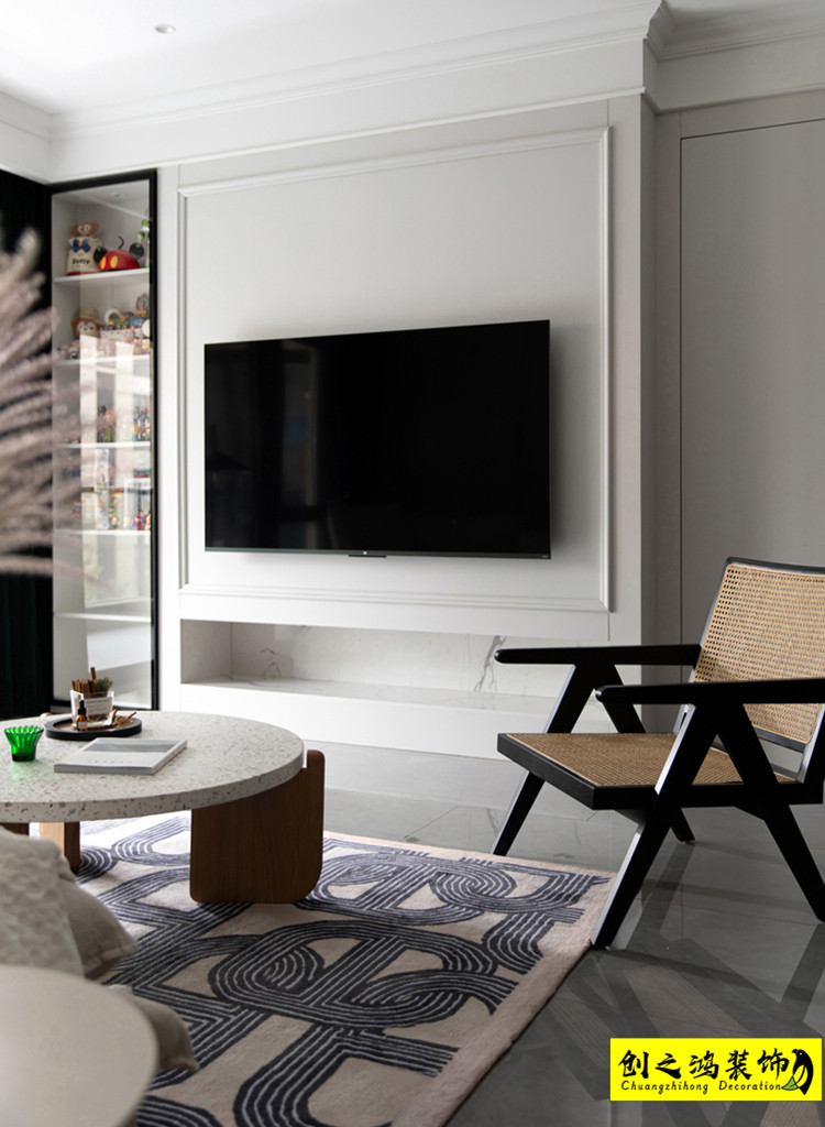 新房装修大包装修天津装修公司esball客厅 (1)