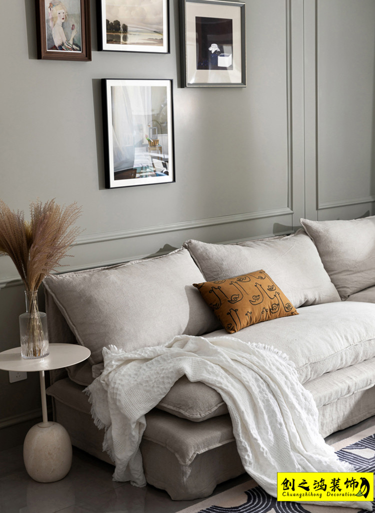 新房装修大包装修天津装修公司esball客厅 (3)