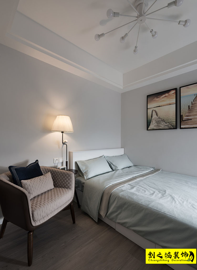 大包装修新房装修天津装修公司esball卧室 (2)