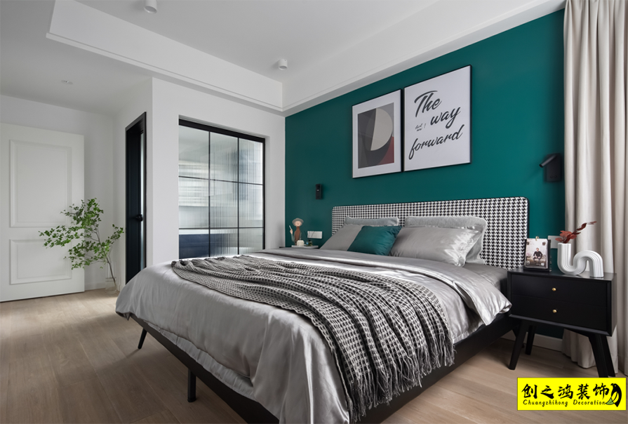 大包装修新房装修天津装修公司esball卧室 (2)