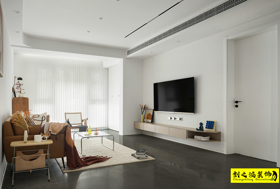 半包装修天津装修公司esball装饰客厅 (1)