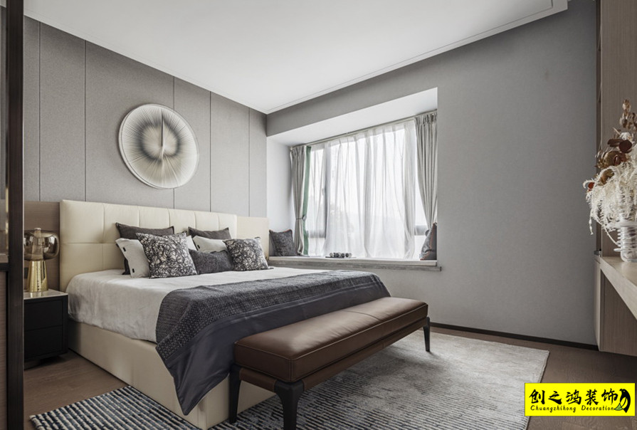 半包装修二手房装修天津装修公司esball装饰卧室 (3)