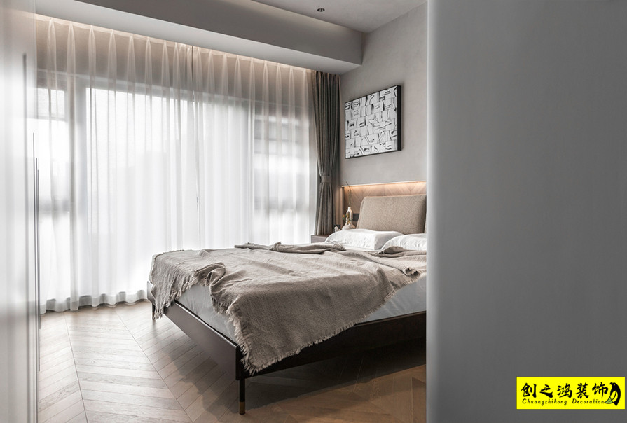 半包装修二手房装修天津装修公司esball装饰卧室 (1)