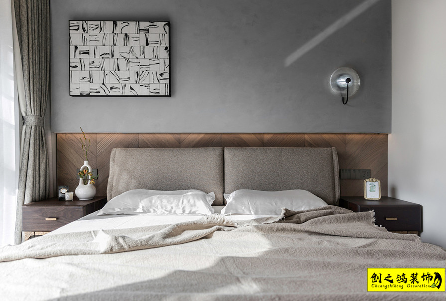 半包装修二手房装修天津装修公司esball装饰卧室 (3)