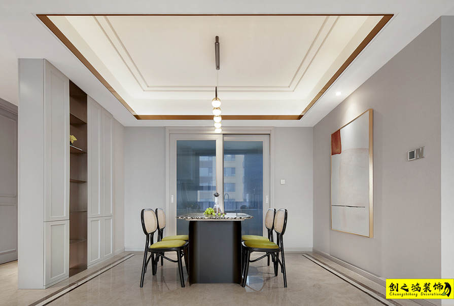 大包装修新房装修天津装修公司esball装饰餐厅 (2)