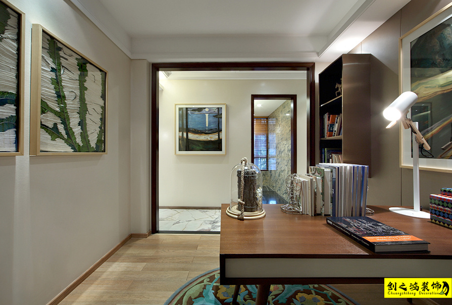 大包装修新房装修天津装修公司esball装饰书房 (1)