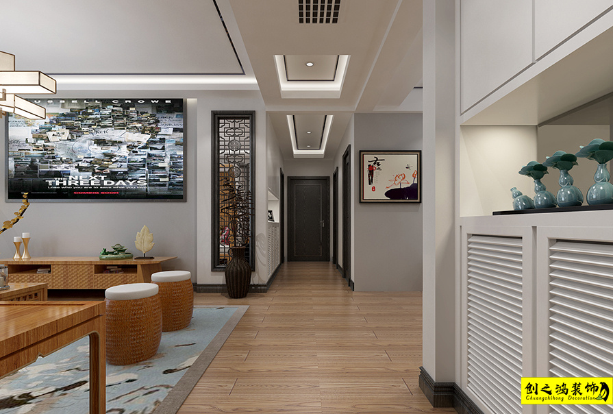 大包装修新房装修天津装修公司esball装饰玄关