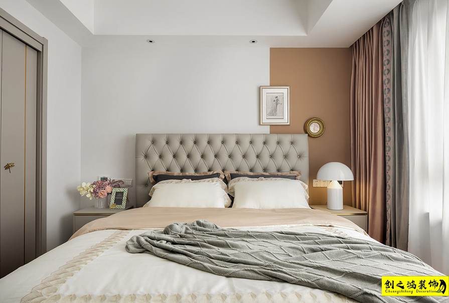 半包装修大包装修天津装修公司esball装饰卧室 (1)