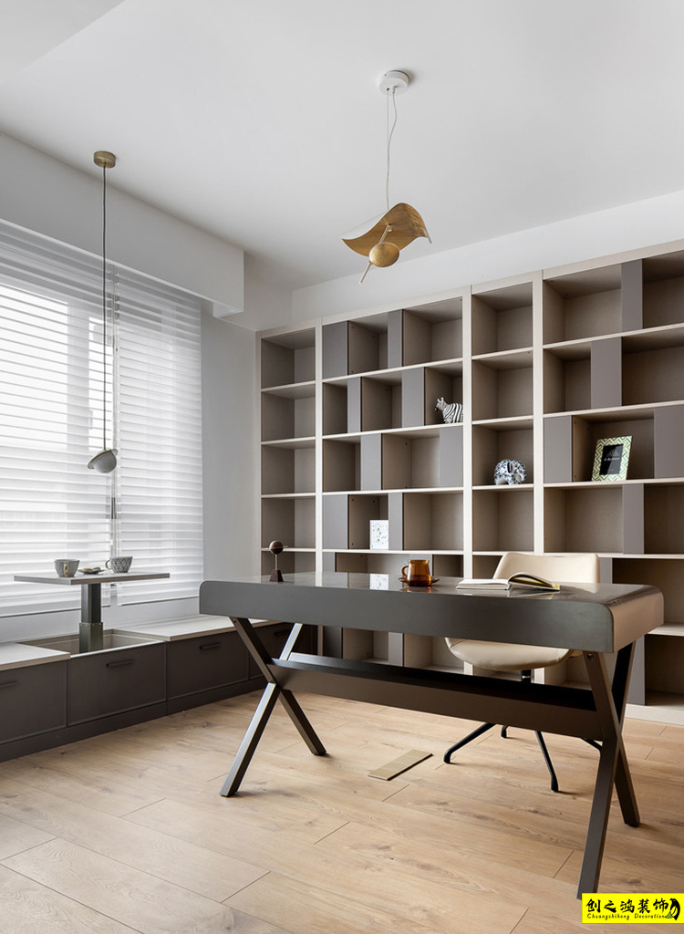 半包装修大包装修天津装修公司esball装饰书房