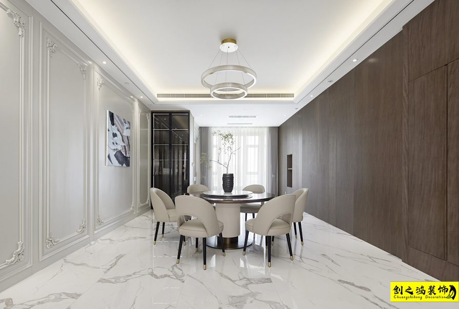 半包装修大包装修天津装修公司esball装饰餐厅 (2)