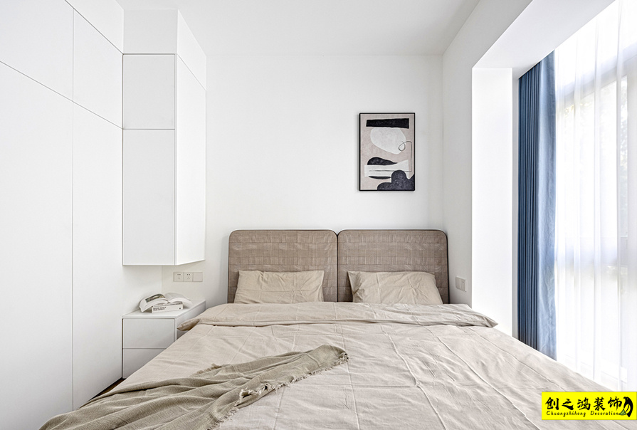 半包装修大包装修天津装修公司esball装饰卧室 (1)