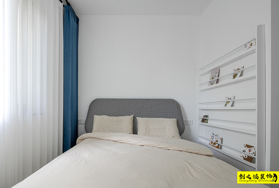 半包装修大包装修天津装修公司esball装饰卧室 (4)