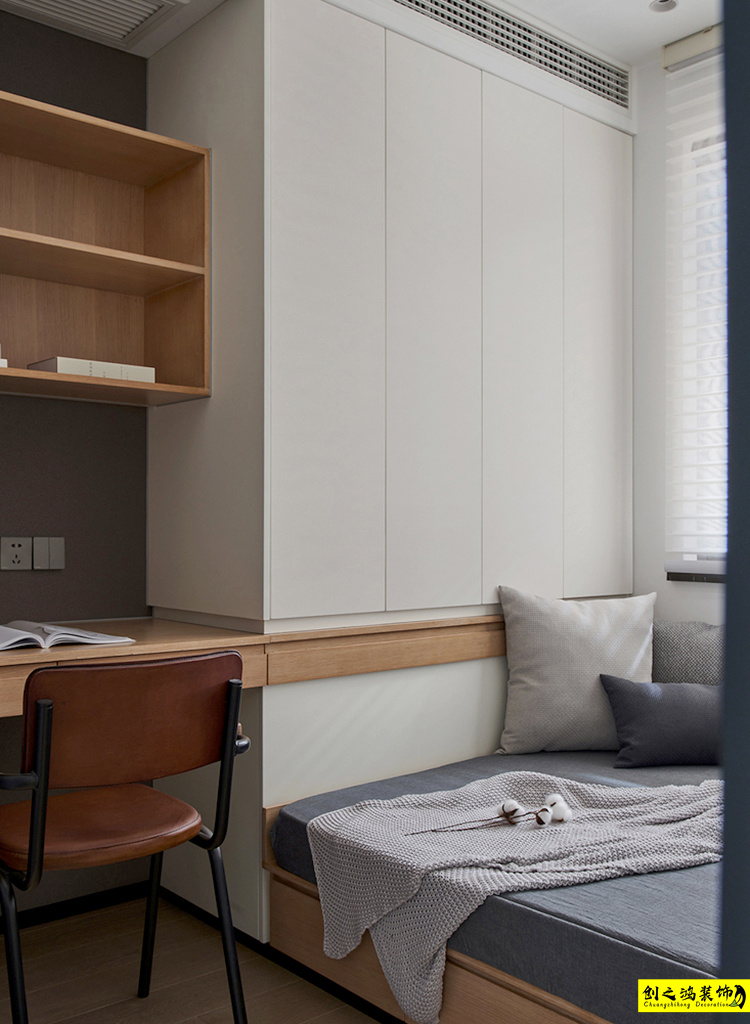 半包装修大包装修天津装修公司esball装饰卧室 (1)