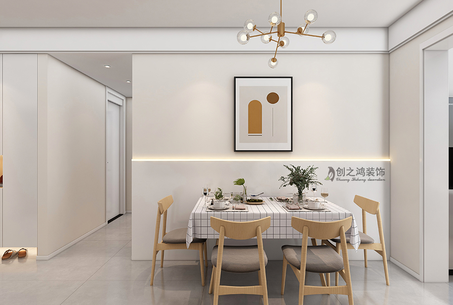 御江台装修效果图,御江台北欧风格装修效果图