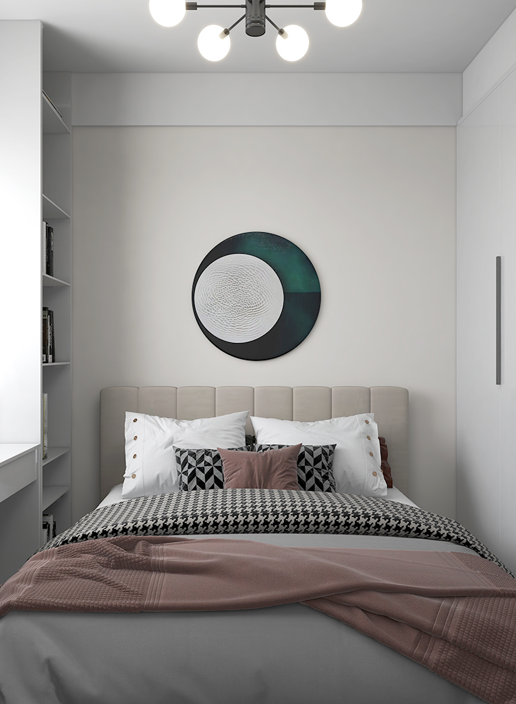 澜海庄园现代简约风格装修效果图,天津新房装修