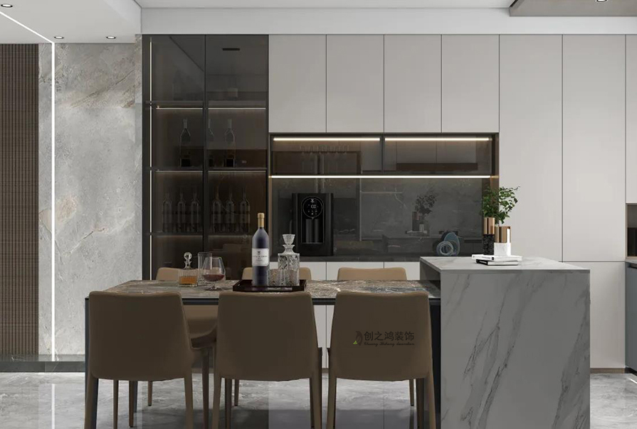 esball装饰餐厅装修实景图