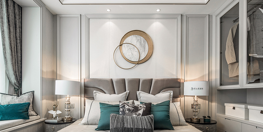 锦绣大家110㎡轻奢风格装修实景图
