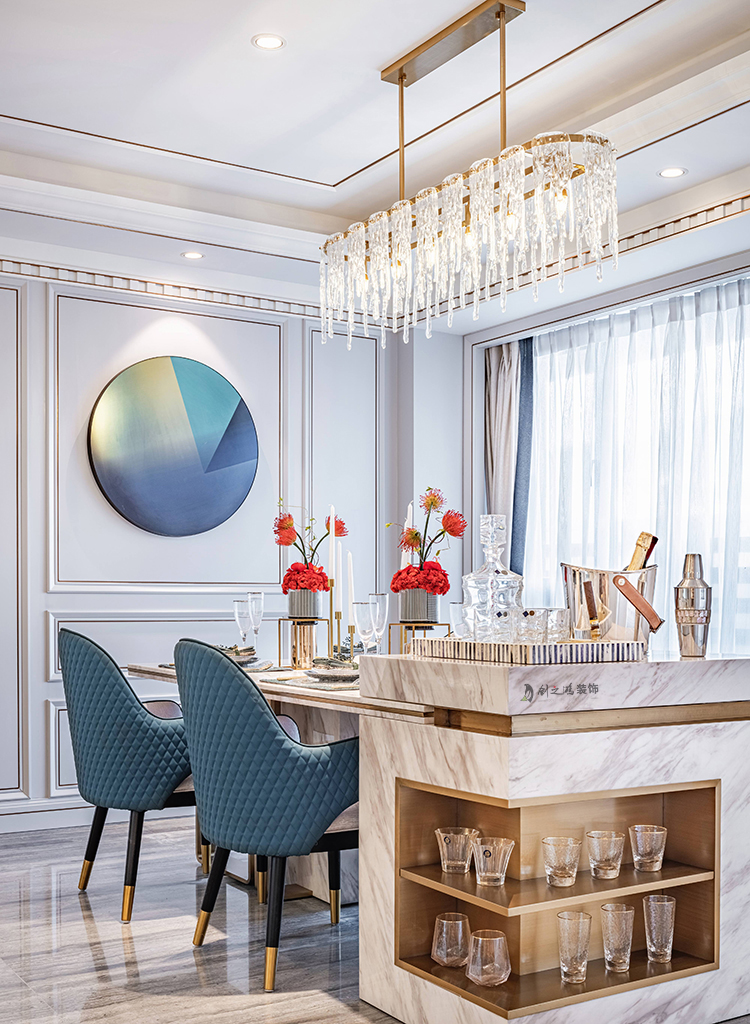 esball装饰餐厅装修实景图