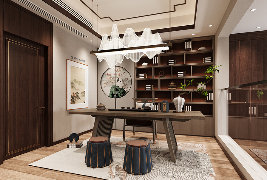 esball装饰书房装修实景图
