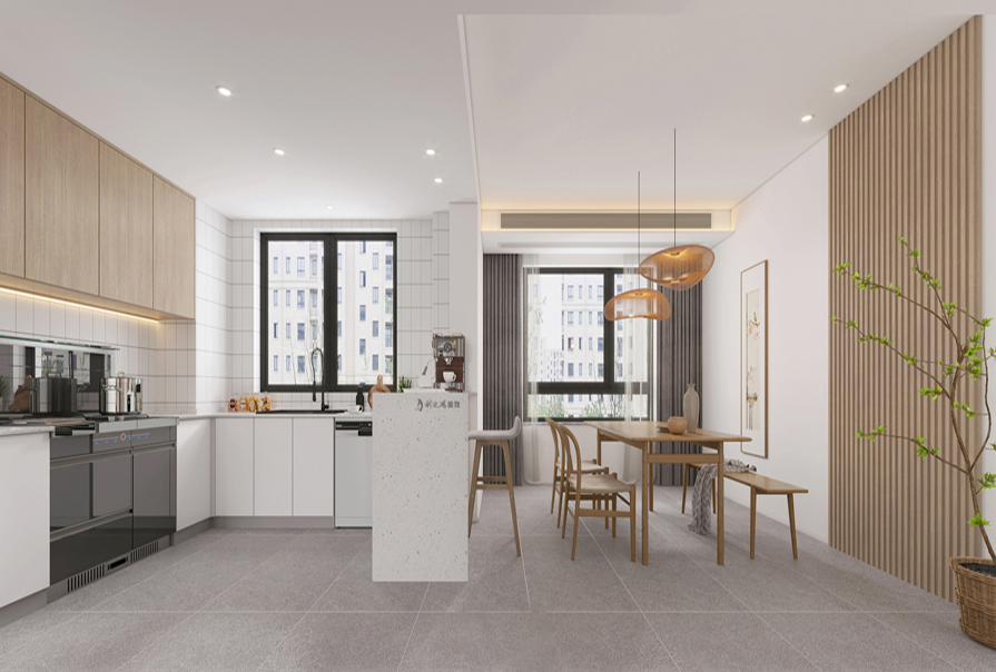 esball装饰餐厅厨房效果图