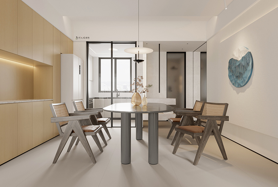 esball装饰餐厅装修实景图