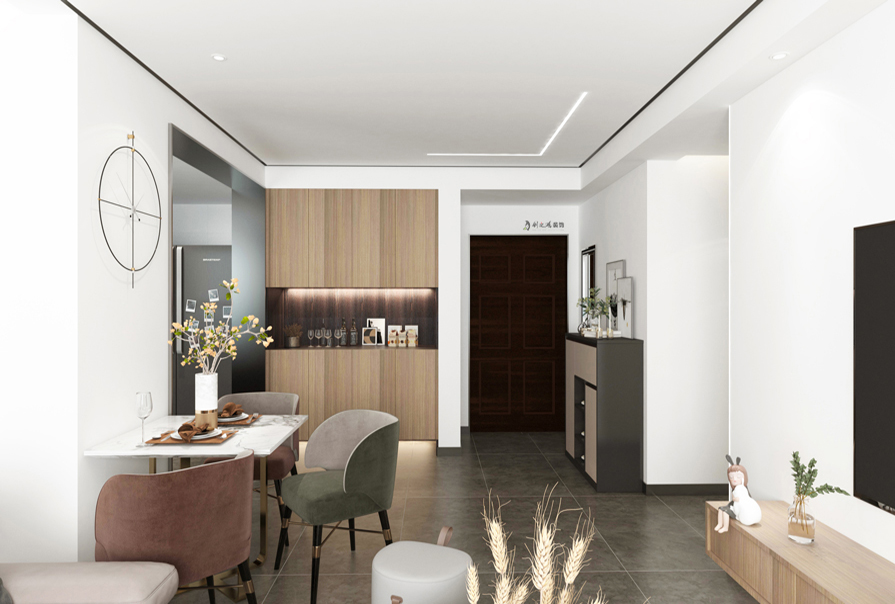 esball装饰餐厅装修效果图