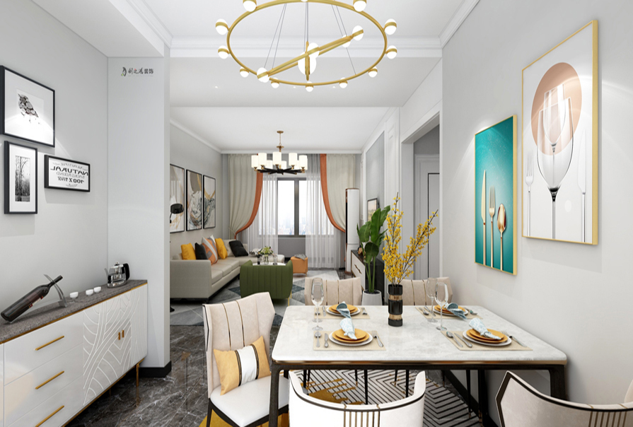 esball装饰餐厅装修效果图