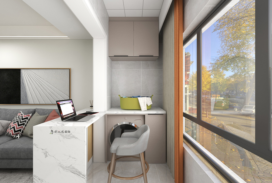 esball装饰卫生间阳台装修效果图