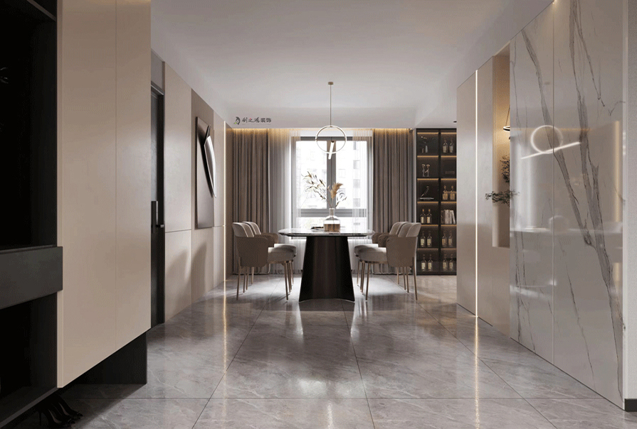 esball装饰餐厅装修效果图