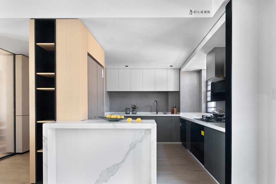 esball装饰厨房吧台装修效果图