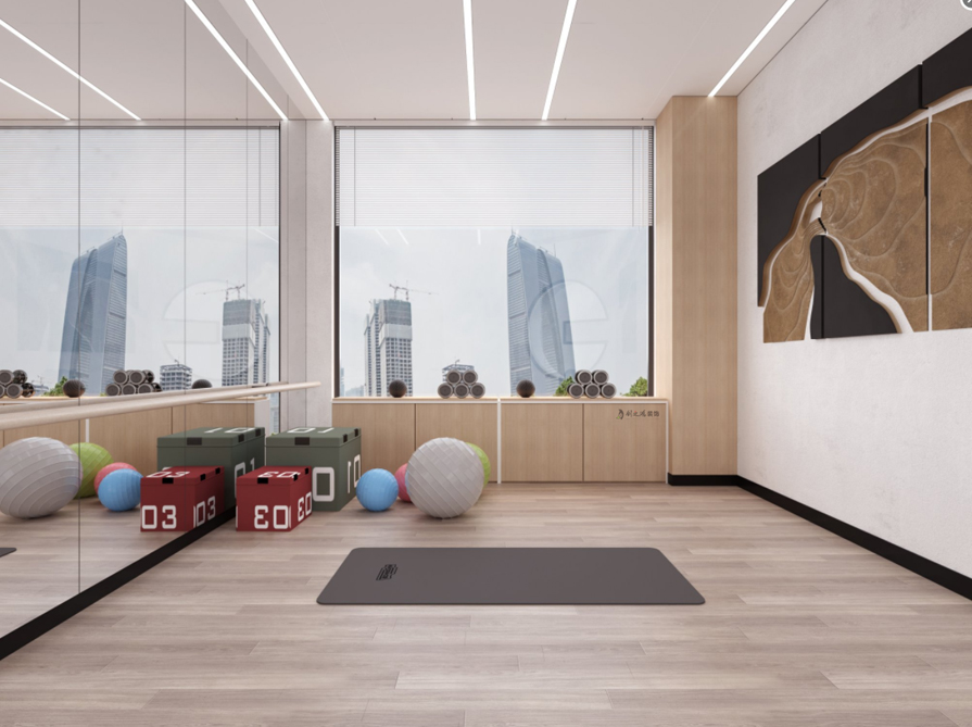 esball装饰瑜伽室装修效果图