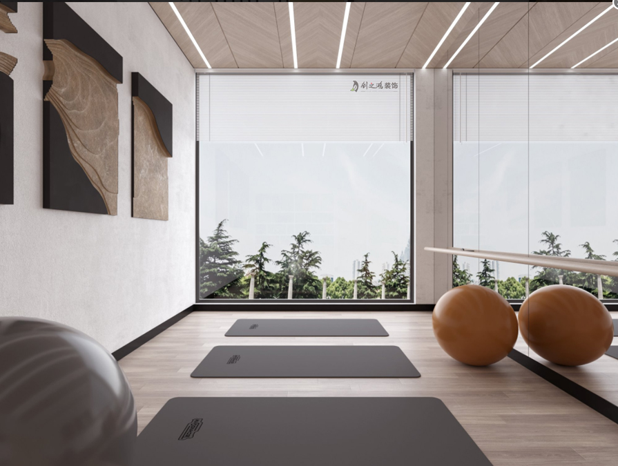 esball装饰瑜伽室装修效果图