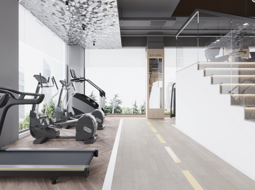 esball装饰有氧区装修效果图