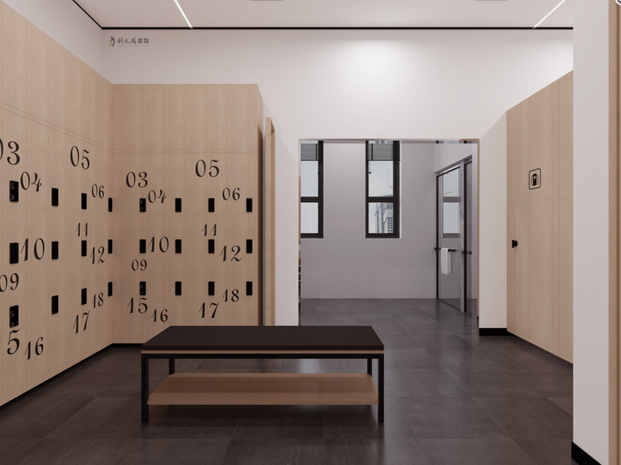 esball装饰更衣室装修效果图