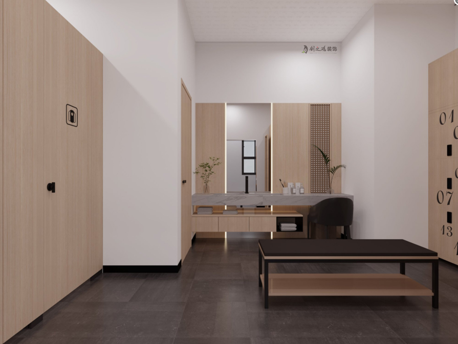 esball装饰更衣室装修效果图