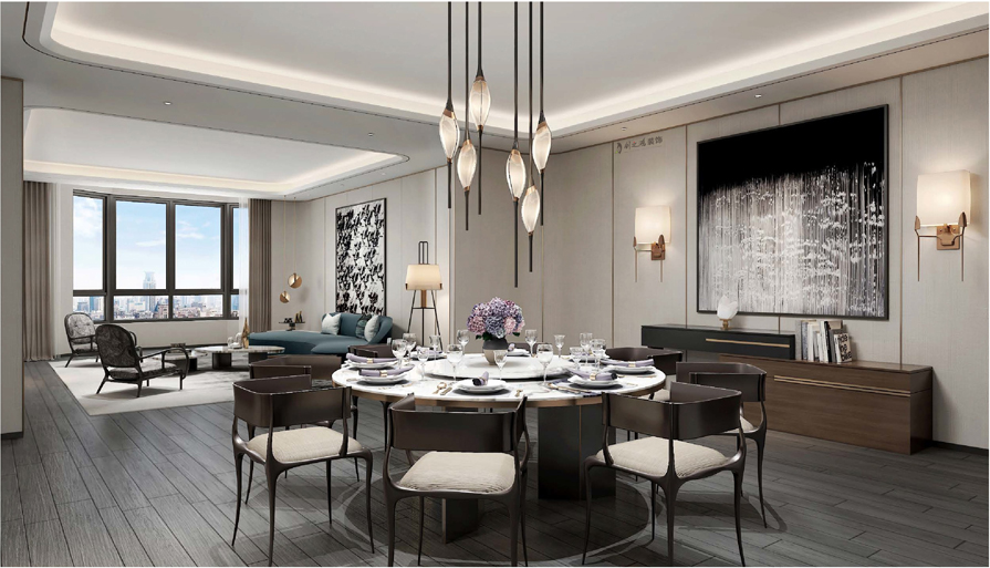 esball装饰餐厅装修效果图