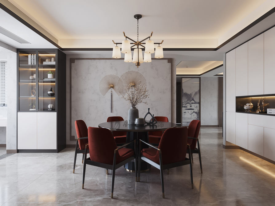 esball装饰餐厅装修效果图