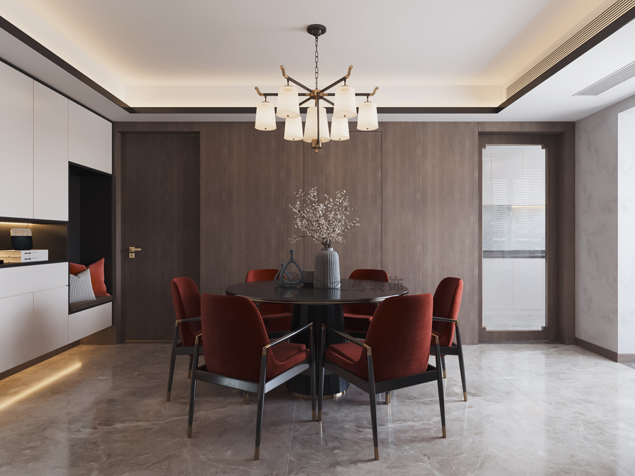 esball装饰餐厅装修效果图