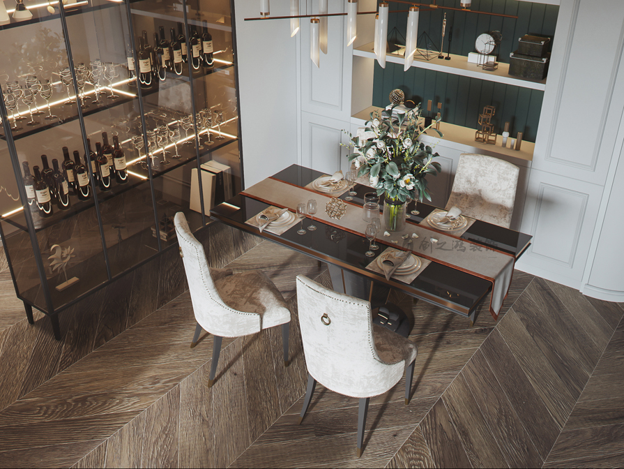 esball装饰餐厅装修效果图