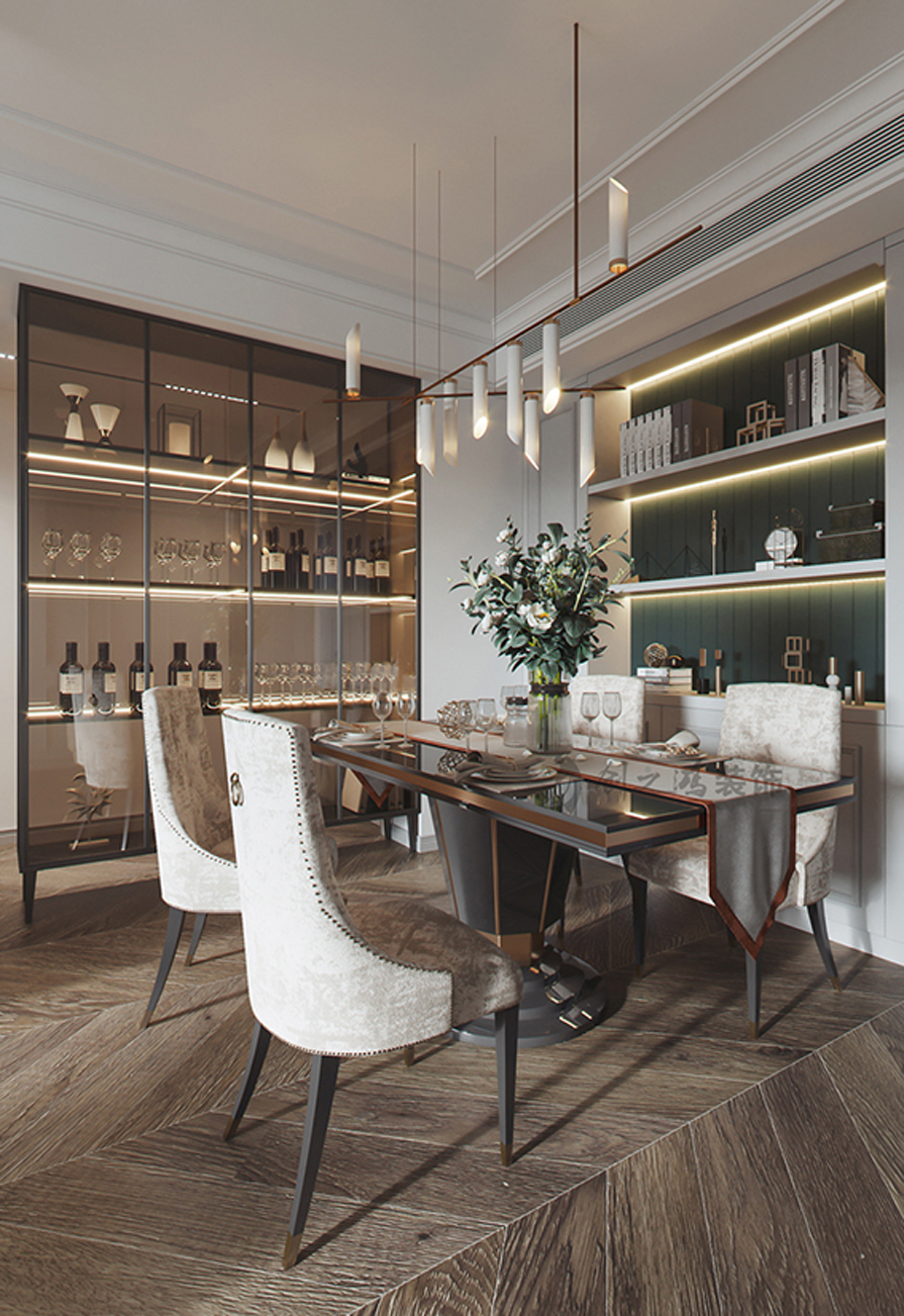 esball装饰餐厅装修效果图
